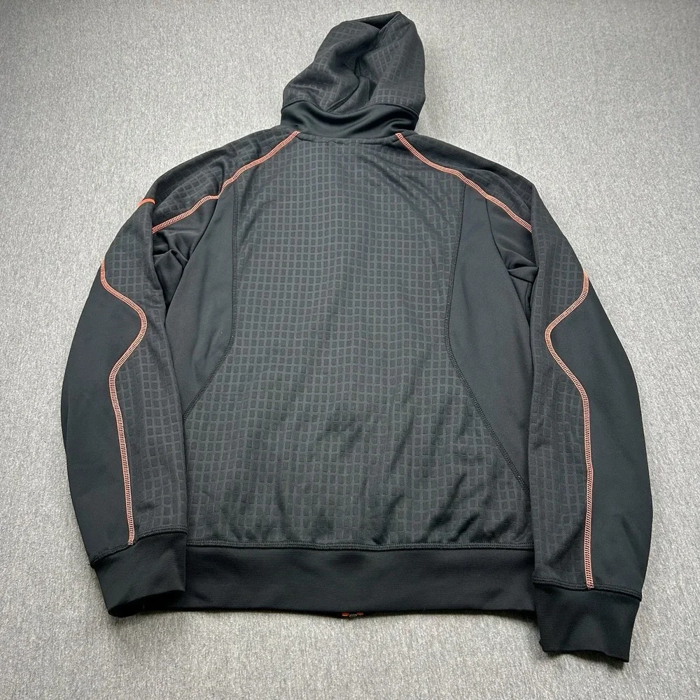 Nike LeBron Therma Fit Full Zip Sweatshirt Men's Small Fleece Lined Black Hoodie